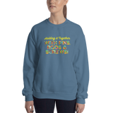 Holding It Together with Pins, Rods & Screws (Unisex Sweatshirt)