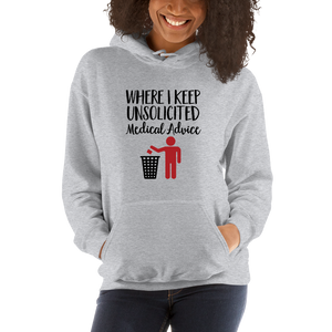 Unsolicited Medical Advice (Unisex Hoodie) Standing Version