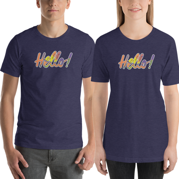 Hello! (Friendly) Unisex Adult T-Shirt