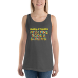 Holding It Together with Pins, Rods & Screws (Unisex Tank Top)