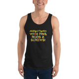 Holding It Together with Pins, Rods & Screws (Unisex Tank Top)
