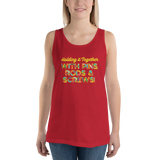 Holding It Together with Pins, Rods & Screws (Unisex Tank Top)