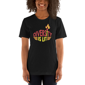 Diversity is Lit (Unisex T-Shirt)