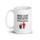 Unsolicited Medical Advice (Mug) Standing Version