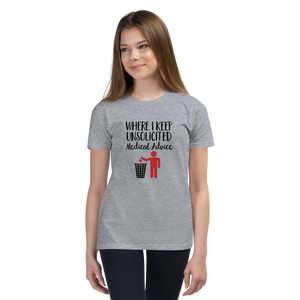Unsolicited Medical Advice (Unisex Youth Shirt) Standing Version
