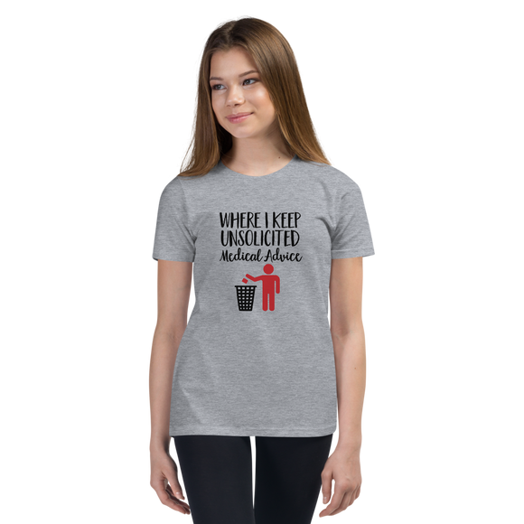 Unsolicited Medical Advice (Unisex Youth Shirt) Standing Version