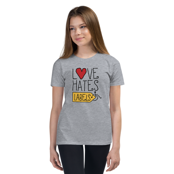 Love Hates Labels (Youth T-Shirt)