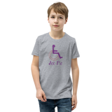 See Me (Not My Disability) Youth Light Color Shirts (Fancy Font)