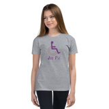 See Me (Not My Disability) Youth Light Color Shirts (Fancy Font)