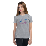 Not Invisible (Youth Light Color T-Shirts - Fancy Font)