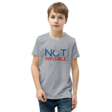 Not Invisible (Youth Light Color T-Shirts)