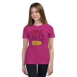 Love Hates Labels (Youth T-Shirt)