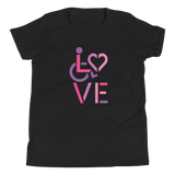 LOVE (for the Disability Community) Youth Stacked Design 2 of 3