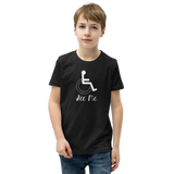 See Me (Not My Disability) Youth Dark Color Shirts (Fancy Font)