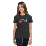 LOVE (for the Disability Community) Youth T-Shirt Dark Colors