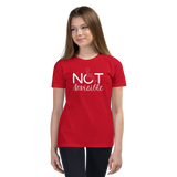 Not Invisible (Youth Dark Color T-Shirts - Fancy Font)