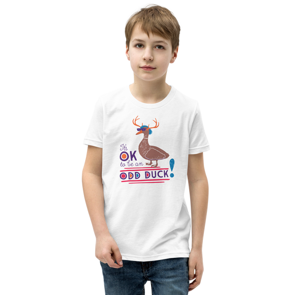 It's OK to be an Odd Duck! Youth Shirt (Brown Version) Youth T-Shirt
