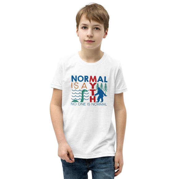 Normal is a Myth (Bigfoot & Loch Ness Monster) Youth T-Shirt