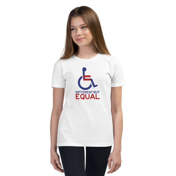 Different but Equal (Disability Equality Logo) Youth T-Shirt