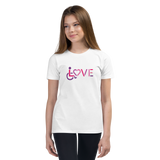 LOVE (for the Disability Community) Youth T-Shirt