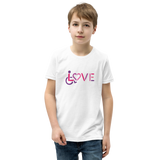 LOVE (for the Disability Community) Youth T-Shirt