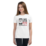 I Swipe Left on Pity (Youth T-Shirt)