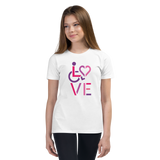 LOVE (for the Disability Community) Youth Stacked Design 2 of 3