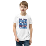 The Only Disability in this Life is a Bad Platitude (instead of Attitude) Youth T-Shirt