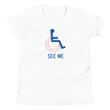 See Me (Not My Disability) Youth Light Color T-Shirts