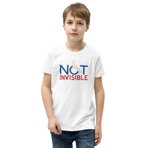 Not Invisible (Youth Light Color T-Shirts)