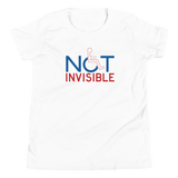 Not Invisible (Youth Light Color T-Shirts)