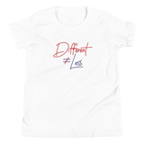 Different Does Not Equal Less (Original Clean Design) Youth Light Color T-Shirts