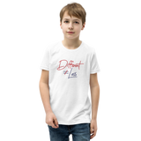 Different Does Not Equal Less (Original Clean Design) Youth Light Color T-Shirts