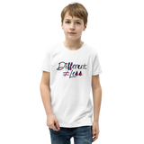 Different Does Not Equal Less (As Seen on Netflix's Raising Dion) Youth Light Color T-Shirts